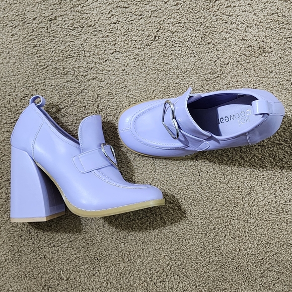 Koi Footwear Purple Delights Heeled Loafers - Picture 4 of 10